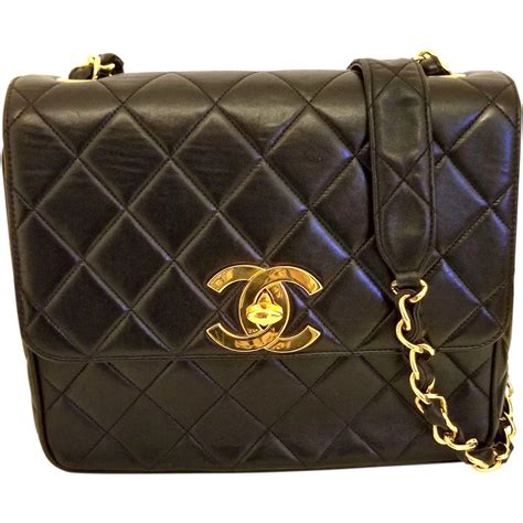 old black chanel bag|vintage chanel bags 1990.